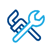 Plumbing tools icon